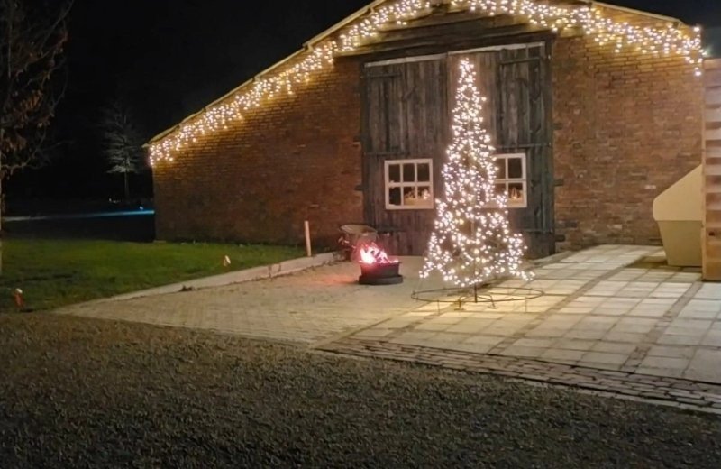 Oudjaarsavond op camperpark in brabant viermannekesbrug een barbecuebuffet 2