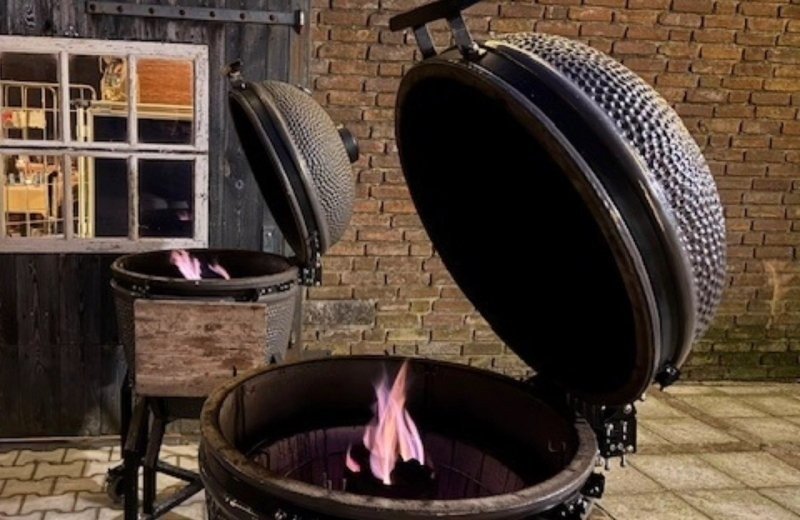 Oudjaarsavond op camperpark in brabant viermannekesbrug een barbecuebuffet 3